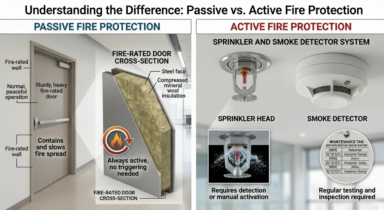 Passive vs. Active Fire Protection: Understanding the Difference